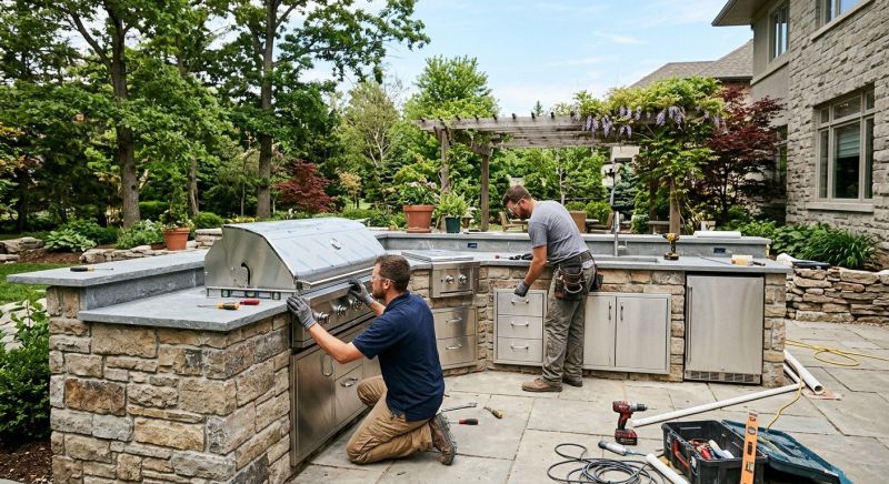 Outdoor Kitchen Installation Service