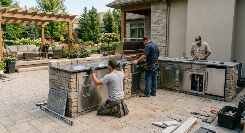 Outdoor Kitchen Installation